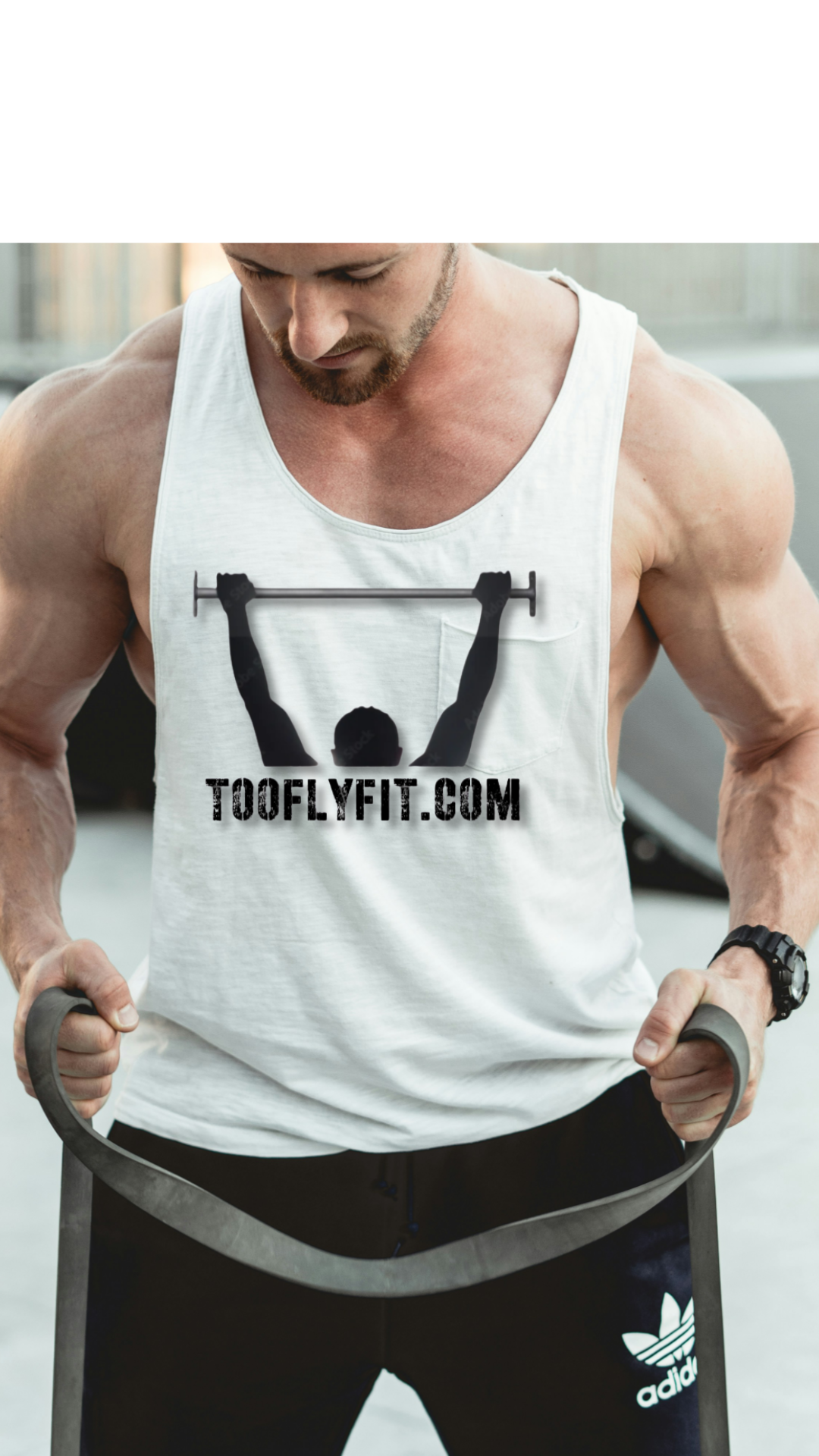 Tooflyfit.com Pull Up Tank Top